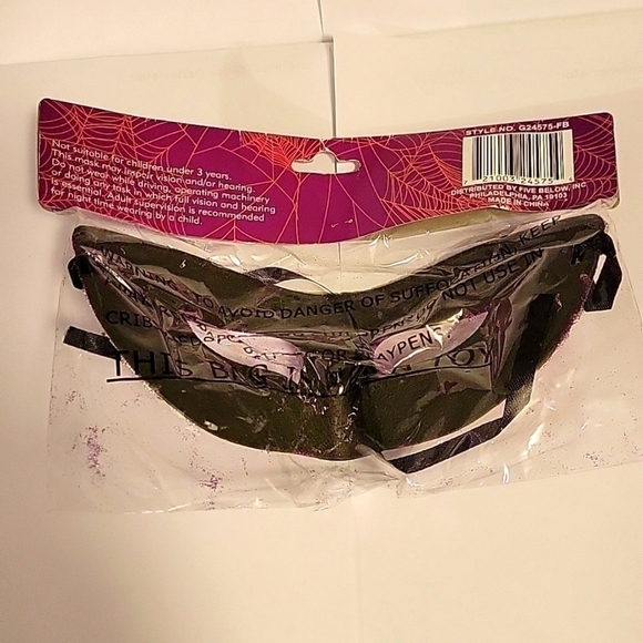 Purple Sparkle MASQUERADE MASK, Halloween - Picture 2 of 2